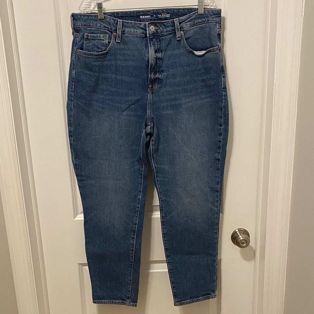 Old Navy Women's OG Straight Leg Jeans - Size 16